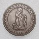 HB(270)HOBO US Morgan Silver Plated Dollar skull zombie skeleton Copy Coin