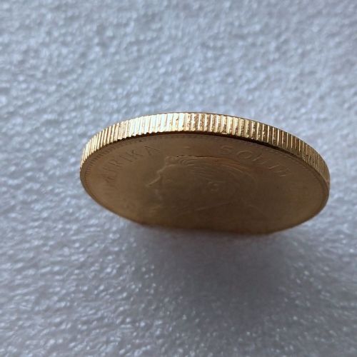 South Africa 1973 1 Ounce Krugerrand Gold Plated Copy Coins 32.7mm