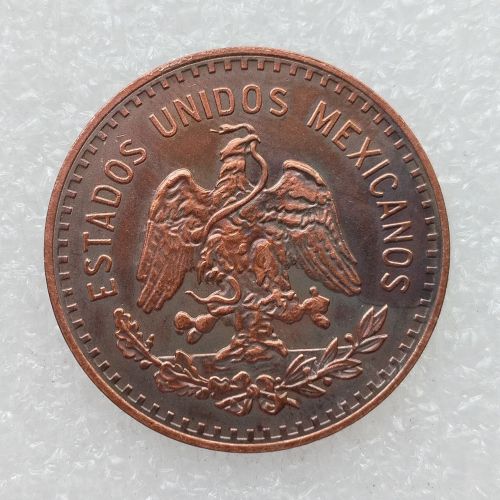 1931 Mexico 5 Centavos 100% Copper Copy Coin 28mm