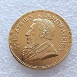 South Africa 1970 1 Ounce Krugerrand Gold Plated Copy Coins 32.7mm