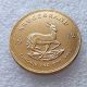 South Africa 1972 1 Ounce Krugerrand Gold Plated Copy Coins 32.7mm