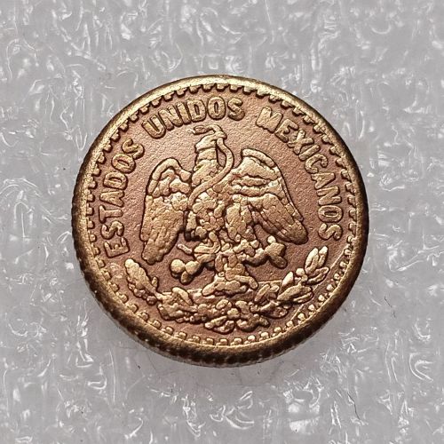 1919 - 1947 7pcs/lot Mexico 2 Pesos Gold Plated Copy Coin