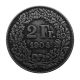1904 Switzerland 2 Francs Silver Plated Copy Coin