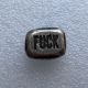 B(08) Hobo Skull 1OZ Bar FUCK Silver Plated Copy Bar