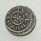 HU(01) Hungary 1063-1074 Obulus-Salamon Silver Plated Copy Coin(17.5mm)
