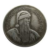 Hobo 1965 Switzerland 5 Francs Silver Plated Copy Coin