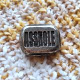 B(12) Hobo Skull 1OZ Bar ASSHOLE Silver Plated Copy Bar