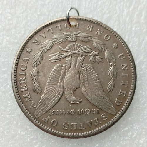 P(35) Hobo 158 Morgan Silver Plated Coin Pendant