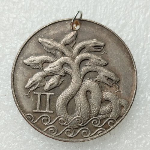 P(33) Hobo 188 Morgan Silver Plated Coin Pendant