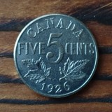 Canada 5 Cents 1925 1926 Nickel Plated Copy Coins 21.2mm