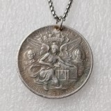 P(36)  US Texas Half Dollar Silver Plated Coin Pendant