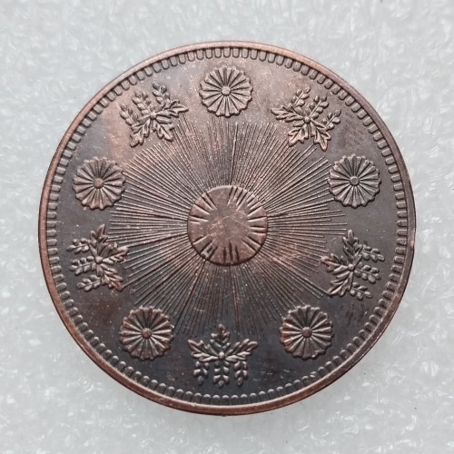 JP(65) Japan Meiji 3 Year 2.5 Yuan Copper Copy Coins 31mm