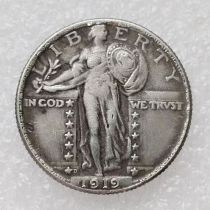 90% Silver US 1919-D Standing Liberty Quarter Dollar Copy Coin 90% Silver US 1919-D Standing Liberty Quarter Dollar Copy Coin