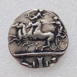 G(106)Ancient Greek Silver Plated Copy Coin 36mm