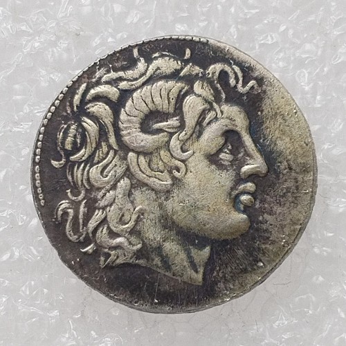 G(108)Ancient Greek Silver Plated Copy Coin 15.4mm