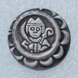DE(73) Germany Denier Bracteate Hartwig II of Hirnheim 1202-1208 Silver Plated Copy Coins