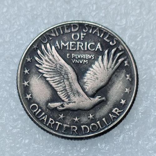 US 1923 S Standing Liberty Quarter Dollar Silver Plated Copy Coin