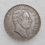 Germany 5 Mark Frederick August III 1907-1914 Silver Plated Copy Coins