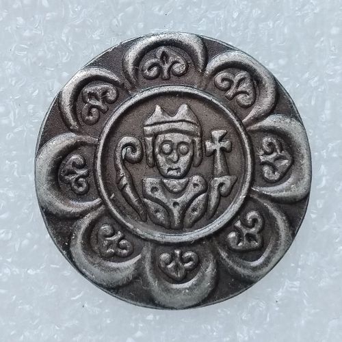DE(71) Germany Denier Bracteate Hartwig II of Hirnheim 1202-1208 Silver Plated Copy Coins
