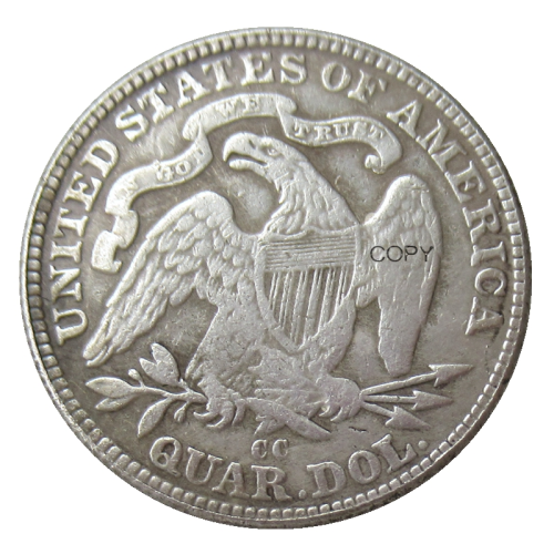 90% Silver US  Seated Liberty Quarter Dollar Copy Coin