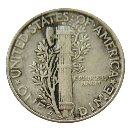 90% Silver US 1941/2 P/D Mercury Dime Copy Coin