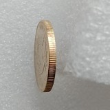 Copy USA Fantasy Trade Dollar 5D 1880 Commemorative Coin Gold Plated Beautiful Coins Diameter 22MM