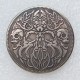 HB(317) US Morgan Silver Plated Dollar The Book of Death Zombie Skeleton Copy Coin