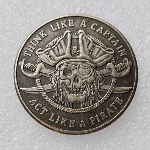 HB(323) US Morgan Silver Plated Dollar Magic Skeleton Copy Coin