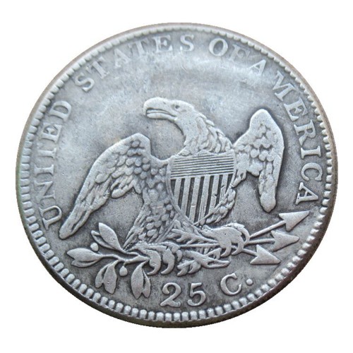 90% Silver US 1831-1838 Capped Bust Quarter Dollar Copy Coin