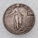 US 1924 D/S Standing Liberty Quarter Dollar Silver Plated Copy Coin