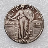 US 1930 S Standing Liberty Quarter Dollar Silver Plated Copy Coin