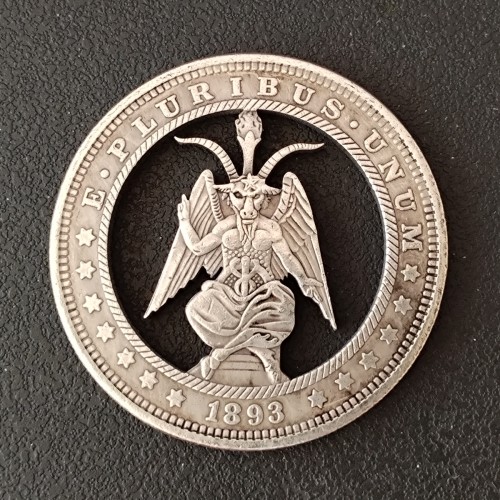 USA Cut Coin One Dollar Amazing Art Hollow Out  Metal Craft Collectible 232