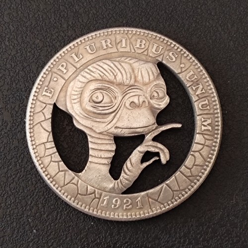 Copy USA Cut Coin One Dollar Amazing Art Hollow Out  Metal Craft Collectible 252