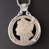 Copy USA Cut Coin 1893 Morgan One Dollar Amazing Art Hollow Out  Metal Craft Collectible