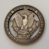 Copy USA Cut Coin One Dollar Amazing Art Hollow Out  Metal Craft Collectible 150