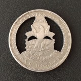 USA Cut Coin One Dollar Amazing Art Hollow Out  Metal Craft Collectible 298