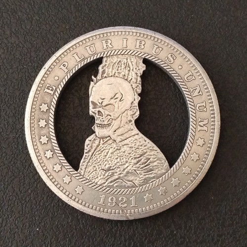 Copy USA Cut Coin One Dollar Amazing Art Hollow Out  Metal Craft Collectible 214