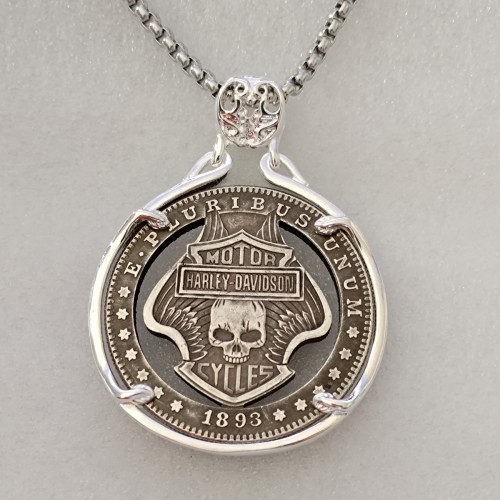 Copy USA Cut Coin One Dollar Amazing Art Hollow Out  Metal Craft Collectible 150