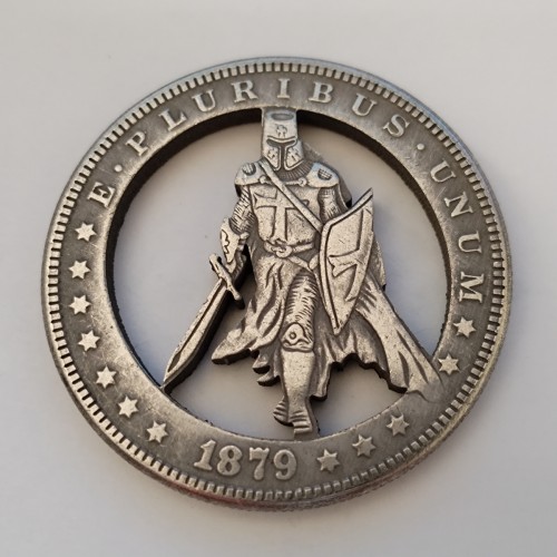 Copy USA Cut Coin One Dollar Amazing Art Hollow Out  Metal Craft Collectible 86