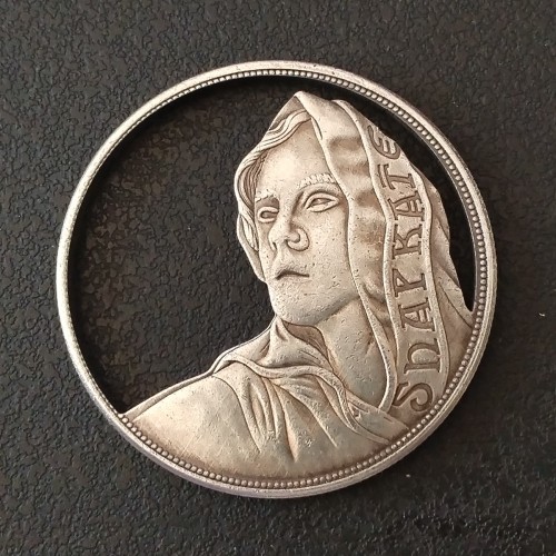 USA Cut Coin One Dollar Amazing Art Hollow Out  Metal Craft Collectible 324
