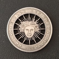 Copy USA Cut Coin One Dollar Amazing Art Hollow Out  Metal Craft Collectible 217