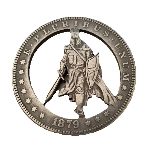 Copy USA Cut Coin One Dollar Amazing Art Hollow Out  Metal Craft Collectible 86