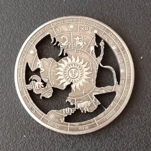 Copy USA Cut Coin One Dollar Amazing Art Hollow Out  Metal Craft Collectible 228