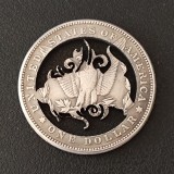 Copy USA Cut Coin One Dollar Amazing Art Hollow Out  Metal Craft Collectible 219