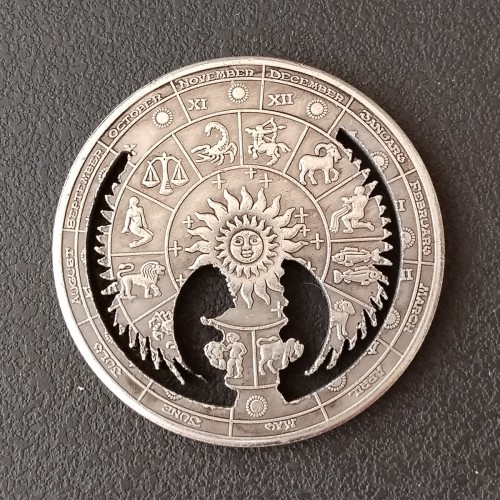 USA Cut Coin One Dollar Amazing Art Hollow Out  Metal Craft Collectible 227