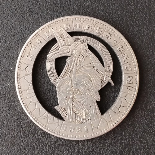 Copy USA Cut Coin One Dollar Amazing Art Hollow Out  Metal Craft Collectible 203