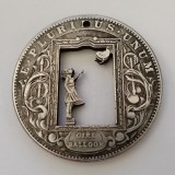 USA Cut Coin One Dollar Amazing Art Hollow Out  Metal Craft Collectible 256