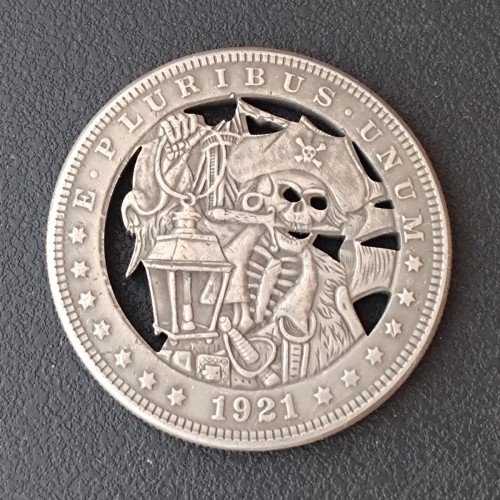 USA Cut Coin One Dollar Amazing Art Hollow Out  Metal Craft Collectible 16