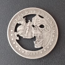USA Cut Coin One Dollar Amazing Art Hollow Out Metal Craft Collectible 05 USA Cut Coin One Dollar Amazing Art Hollow Out Metal Craft Collectible 05