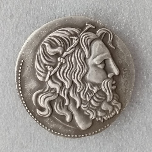 G(114)Ancient Greek Silver Plated Copy Coin